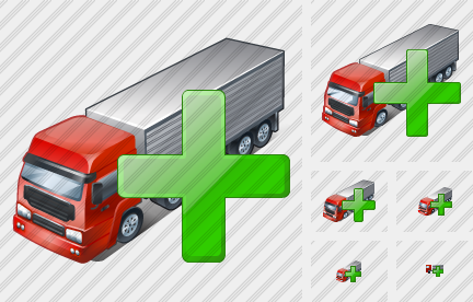 Truck Add Icon Truck Add Icon