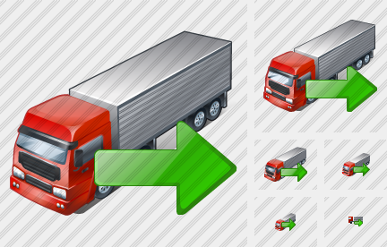 Truck Export Icon