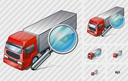 Truck Search Icon Truck Search Icon