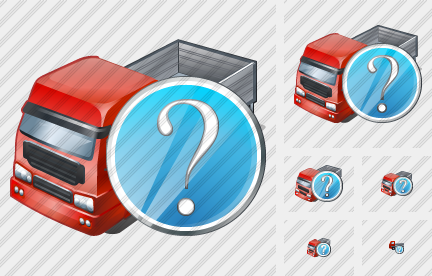 Icône Truck2 Question Icône Truck2 Question