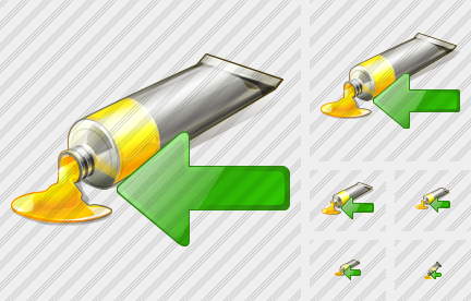 Tube Paint Import Icon