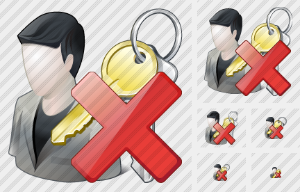 User Administrator Delete Icon User Administrator Delete Icon