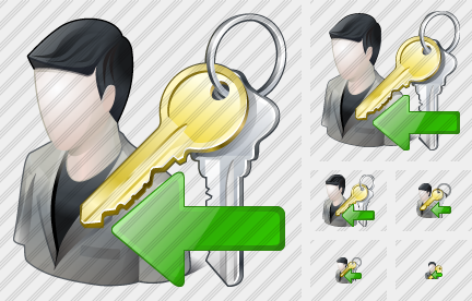 User Administrator Import Icon User Administrator Import Icon
