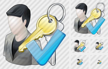 User Administrator Ok Icon User Administrator Ok Icon