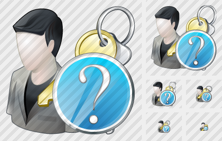 User Administrator Question Icon User Administrator Question Icon