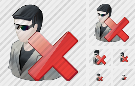 User Sun Glasses Delete Icon User Sun Glasses Delete Icon