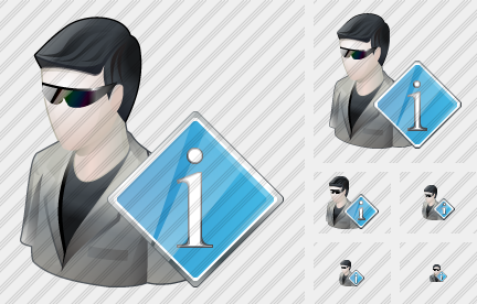 User Sun Glasses Info Icon