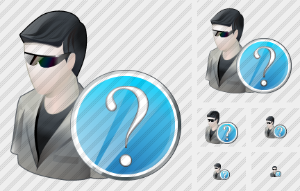 User Sun Glasses Question Icon User Sun Glasses Question Icon