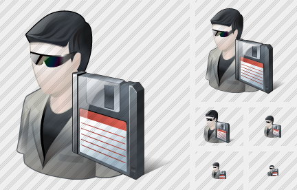 User Sun Glasses Save Icon User Sun Glasses Save Icon