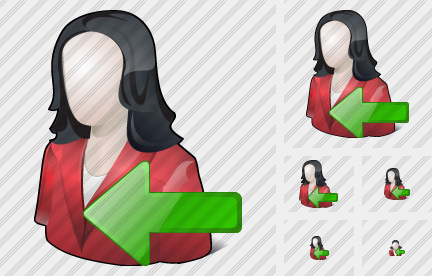 User Woman Import Icon