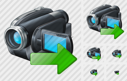 Video Camera Export Icon