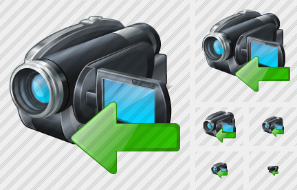Video Camera Import Icon Video Camera Import Icon