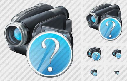 Video Camera Question Icon Video Camera Question Icon