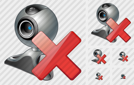 Web Camera Delete Icon
