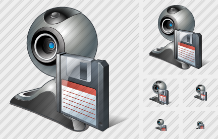 Web Camera Save Symbol Web Camera Save Symbol