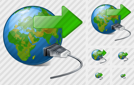 Icona Connessione in Rete Esporta