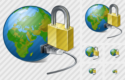 Icona Connessione in Rete Bloccato