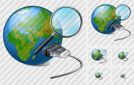 Icona Connessione in Rete Cerca 2