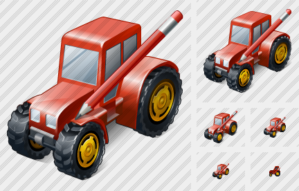 Wheeled Tractor Edit Icon Wheeled Tractor Edit Icon