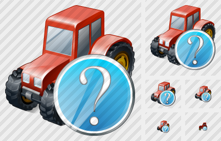 Wheeled Tractor Question Symbol