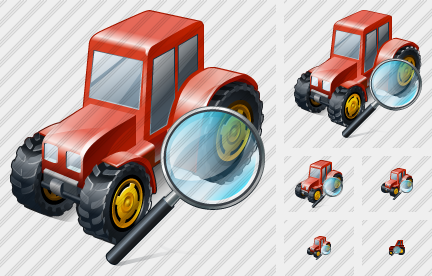 Wheeled Tractor Search 2 Icon Wheeled Tractor Search 2 Icon