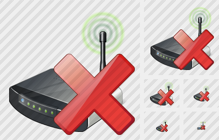 Wi Fi Spot Delete Icon Wi Fi Spot Delete Icon