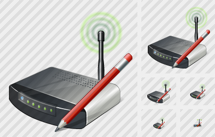 Wi Fi Spot Edit Symbol