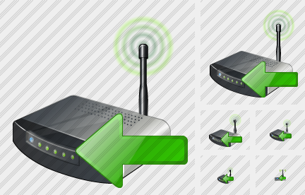 Wi Fi Spot Import Icon Wi Fi Spot Import Icon