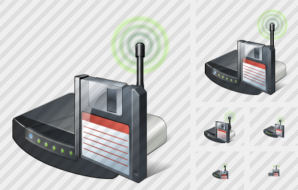 Wi Fi Spot Save Symbol