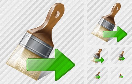 Wide Brush Export Icon