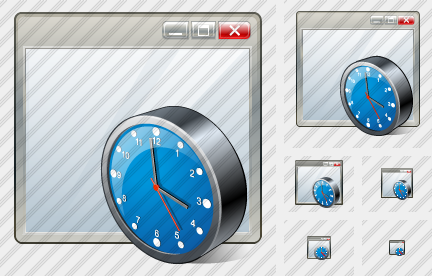 Window Clock Icon