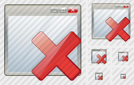 Icono Window Delete