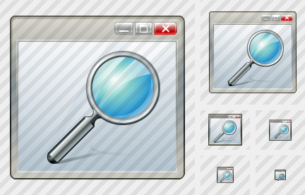 Window Search Icon