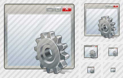 Icône Window Settings