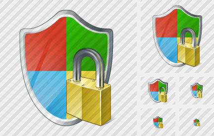 Windows Security Locked Icon