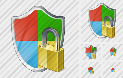 Icona Sicurezza di Windows Bloccato Icona Sicurezza di Windows Bloccato