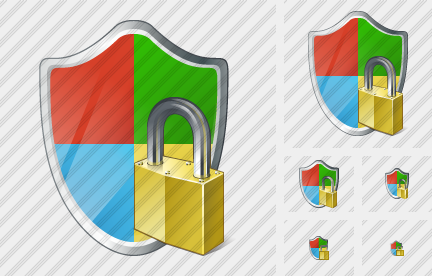 Иконка Безопасность Заблокировать
