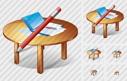 Icono Work Table Edit Icono Work Table Edit