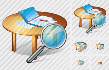 Icono Work Table Search Icono Work Table Search