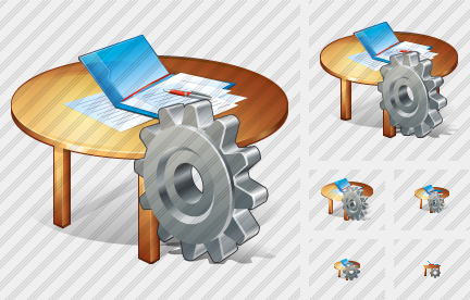 Work Table Settings Icon