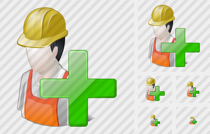 Worker Add Icon Worker Add Icon