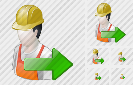Worker Export Icon Worker Export Icon