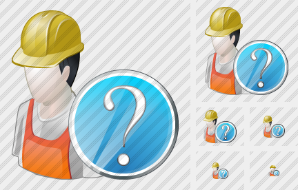 Worker Question Icon Worker Question Icon
