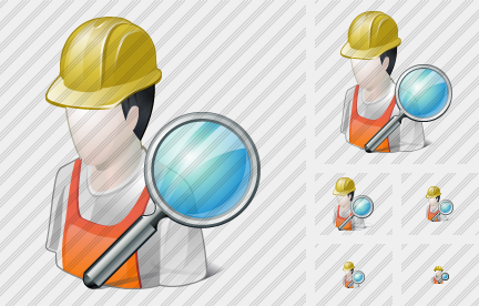 Worker Search Icon Worker Search Icon