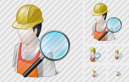 Worker Search 2 Icon