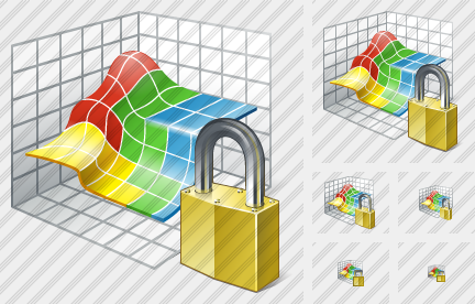 3D Graph Locked Symbol