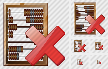 Abacus Delete Symbol Abacus Delete Symbol