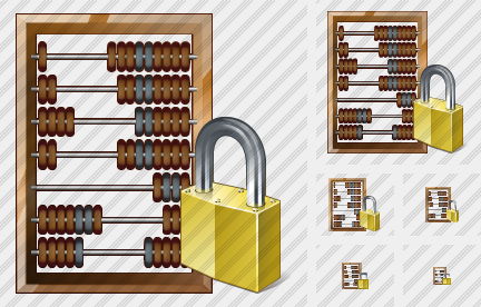 Icône Abacus Locked