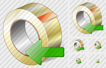 Icône Adhesive Tape Import