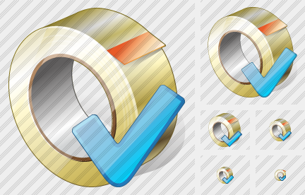 Adhesive Tape Ok Symbol